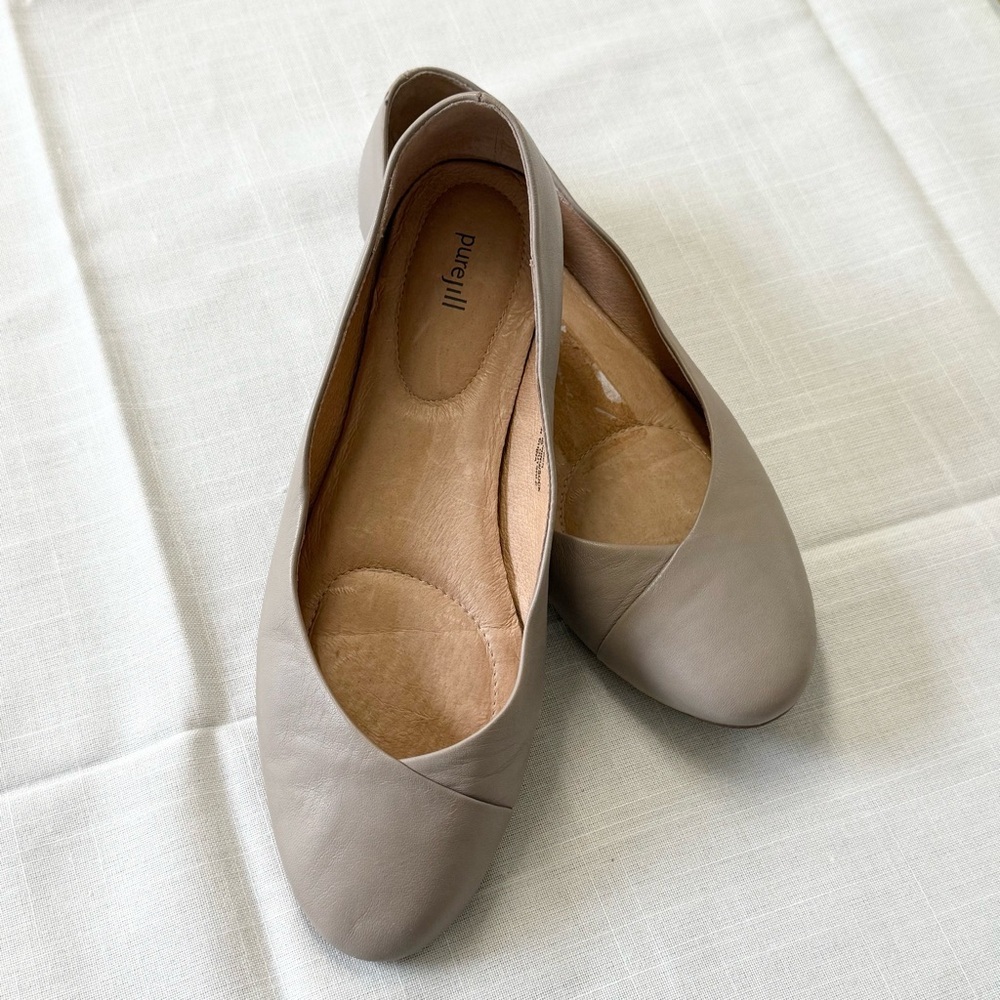 J. Jill Women’s Leather Ballet Flats Shoes Size 7.5